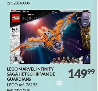 Fun Lego marvel infinity saga het schip van de guardians aanbieding