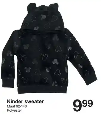 Zeeman Kinder sweater aanbieding