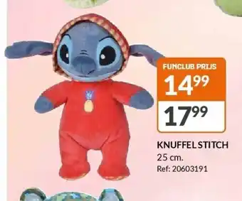 Fun Knuffel stitch aanbieding