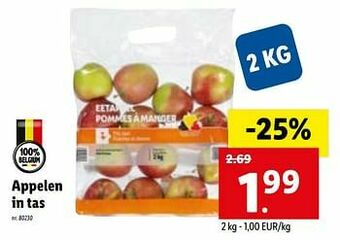 Lidl Appelen in tas aanbieding