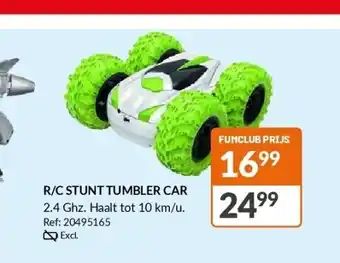 Fun R/c stunt tumbler car aanbieding