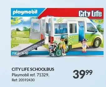 City life schoolbus