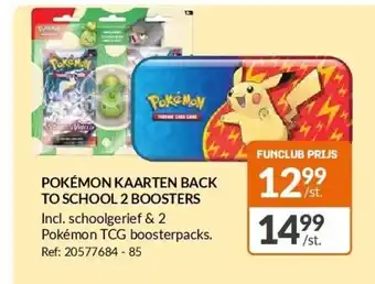 Pokémon kaarten back to school 2 boosters