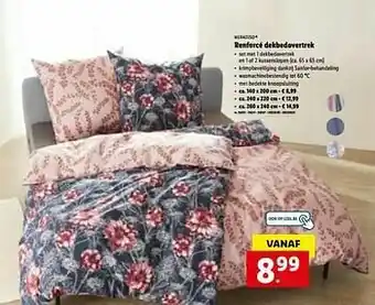 Lidl Renforcé dekbedovertrek aanbieding
