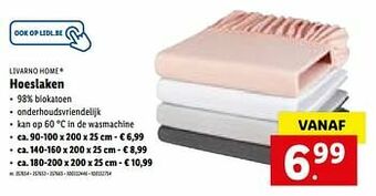 Lidl Hoeslaken aanbieding
