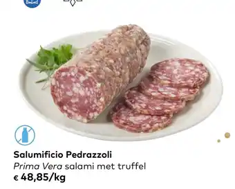 Bio Planet Salumificio Pedrazzoli Prima Vera salami met truffel aanbieding