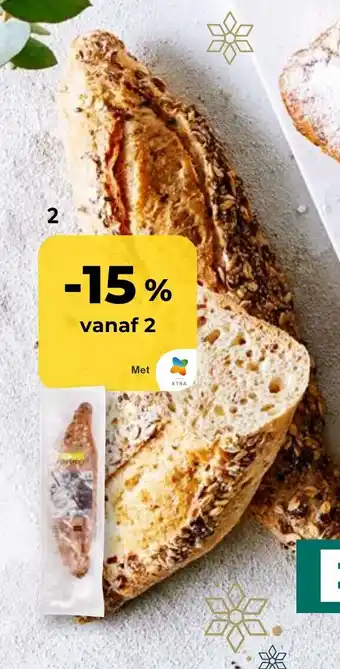 Bio Planet De Trog meergranenstokbrood 190g aanbieding