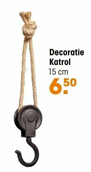 Kwantum Decoratie katrol aanbieding