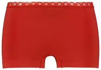 HEMA HEMA Damesboxer Naadloos Kant Rood (rood) aanbieding
