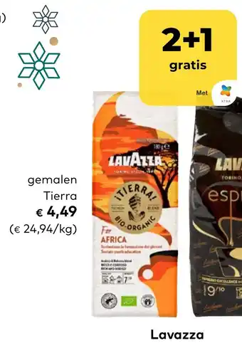 Bio Planet Lavazza gemalen Tierra aanbieding