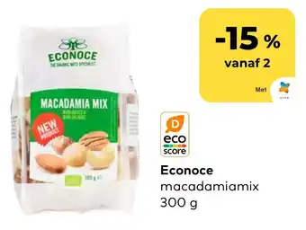 Bio Planet Econoce macadamiamix 300 g aanbieding