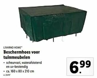 Lidl Beschermhoes voor tuinmeubelen aanbieding