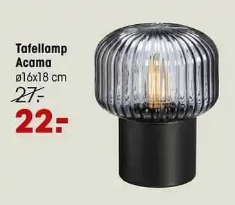 Kwantum Tafellamp acama aanbieding