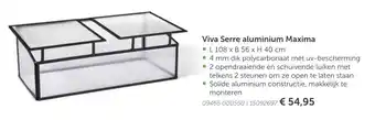 AVEVE Viva Serre aluminium Maxima aanbieding