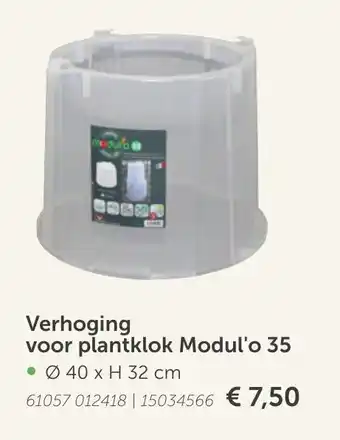 AVEVE Verhoging voor plantklok Modul'o 35 aanbieding