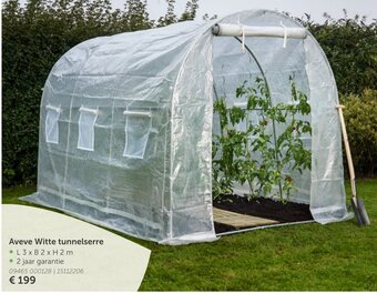 AVEVE Aveve Witte tunnelserre aanbieding