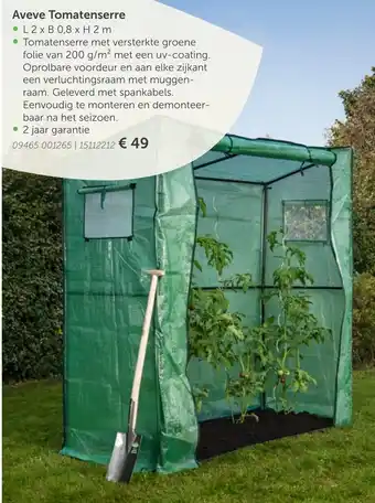 AVEVE Aveve Tomatenserre aanbieding