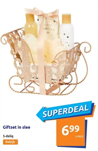 Action Giftset in slee 5-delig aanbieding
