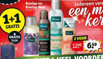 Kruidvat Kneipp en Kneipp Men aanbieding