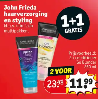 John Frieda haarverzorging en styling