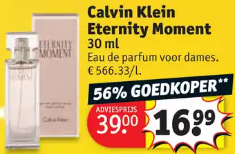 Kruidvat Calvin Klein Eternity Moment 30 ml aanbieding