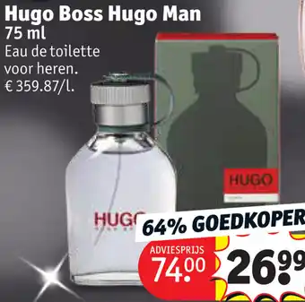 Kruidvat Hugo Boss Hugo Man 75 ml aanbieding