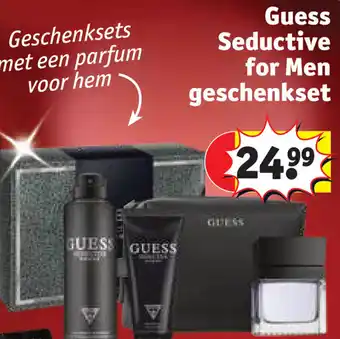 Kruidvat Guess Seductive for Men geschenkset aanbieding