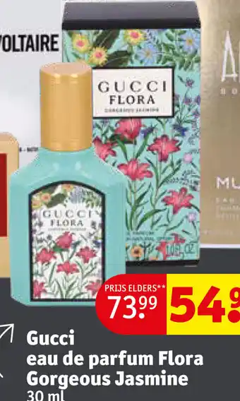 Kruidvat Gucci eau de parfum Flora Gorgeous Jasmine 30 ml aanbieding