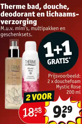 Kruidvat Therme bad, douche, deodorant en lichaamsverzorging aanbieding
