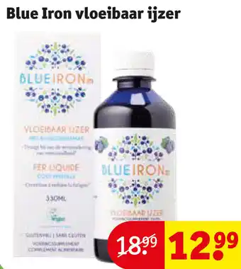 Kruidvat Blue Iron vloeibaar ijzer aanbieding