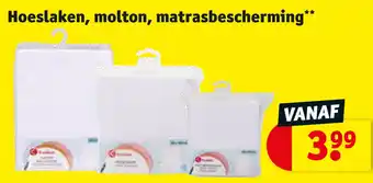 Kruidvat Hoeslaken, molton, matrasbescherming aanbieding