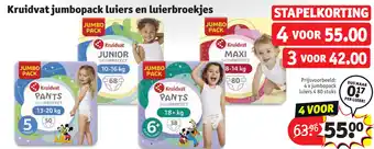 Kruidvat Kruidvat jumbopack luiers en luierbroekjes aanbieding
