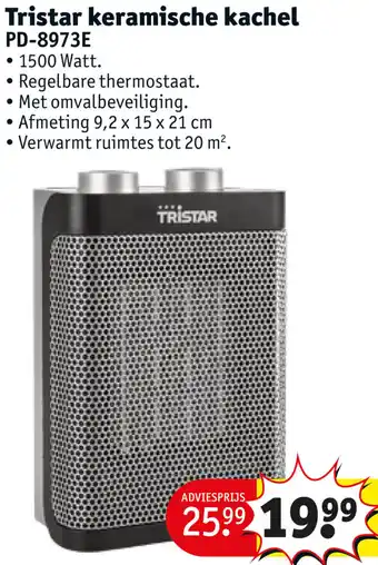 Tristar keramische kachel PD-8973E