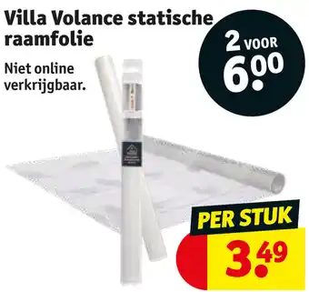 Kruidvat Villa Volance statische raamfolie aanbieding