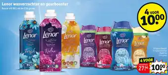 Kruidvat Lenor wasverzachter en geurbooster aanbieding