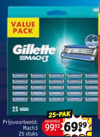 Gillette Mach3 25 stuks