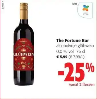 Colruyt The Fortune Bar alcoholvrije glühwein 0,0 % vol 75 cl aanbieding