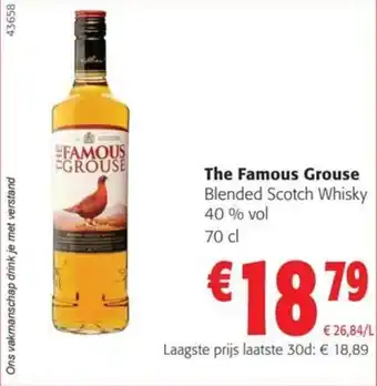 Colruyt The Famous Grouse Blended Scotch Whisky 40 % vol 70 cl aanbieding
