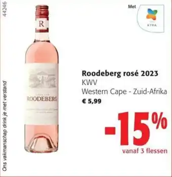 Colruyt Roodeberg rosé 2023 aanbieding