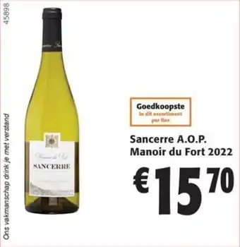Colruyt Sancerre A.O.P. Manoir du Fort 2022 aanbieding