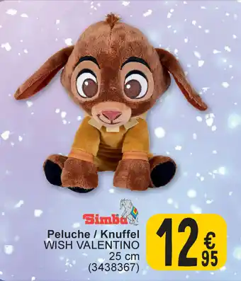 Cora Peluche / Knuffel WISH VALENTINO aanbieding