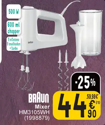 Cora BRAUN Mixer aanbieding
