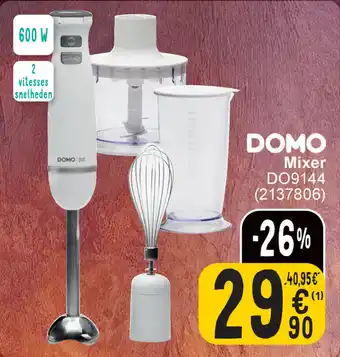 Cora DOMO Mixer aanbieding
