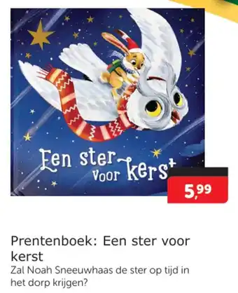 Boekenvoordeel Prentenboek: Een ster voor kerst aanbieding