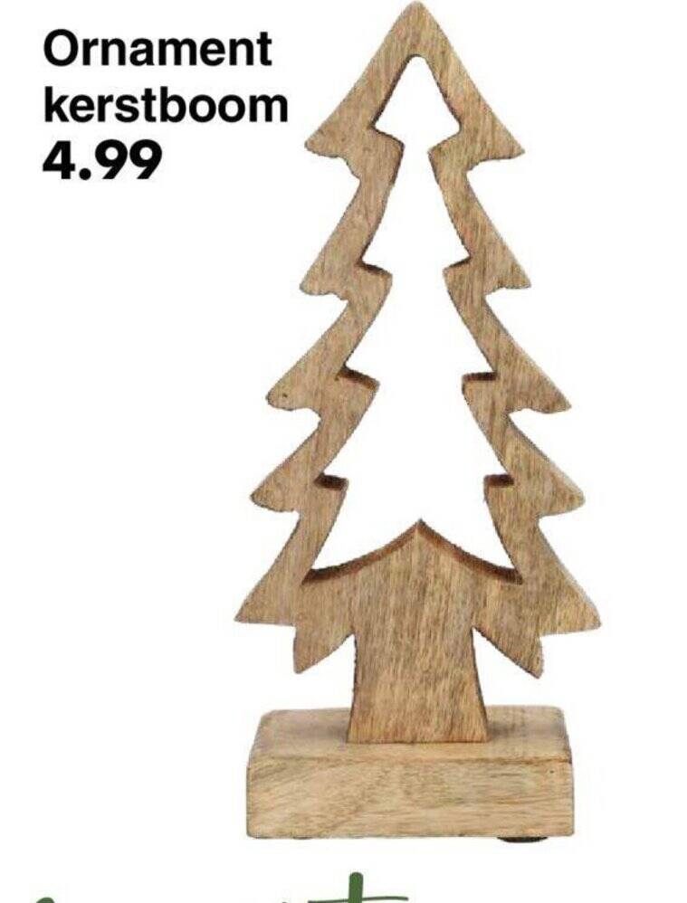 Ornament kerstboom promotie bij Wibra