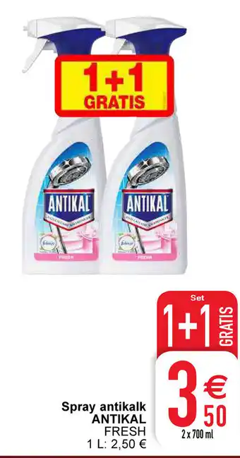 Spray antikalk