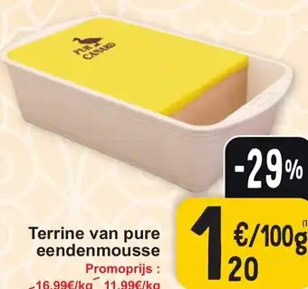 Terrine van pure eendenmousse 100g
