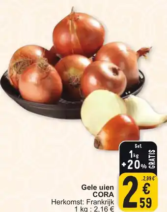 Gele uien CORA