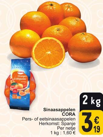 Cora Sinaasappelen cora 2kg aanbieding