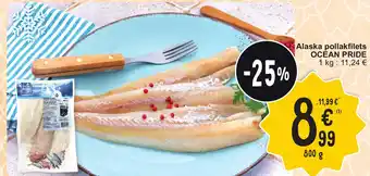 Cora Alaska pollakfilets OCEAN PRIDE 800g aanbieding